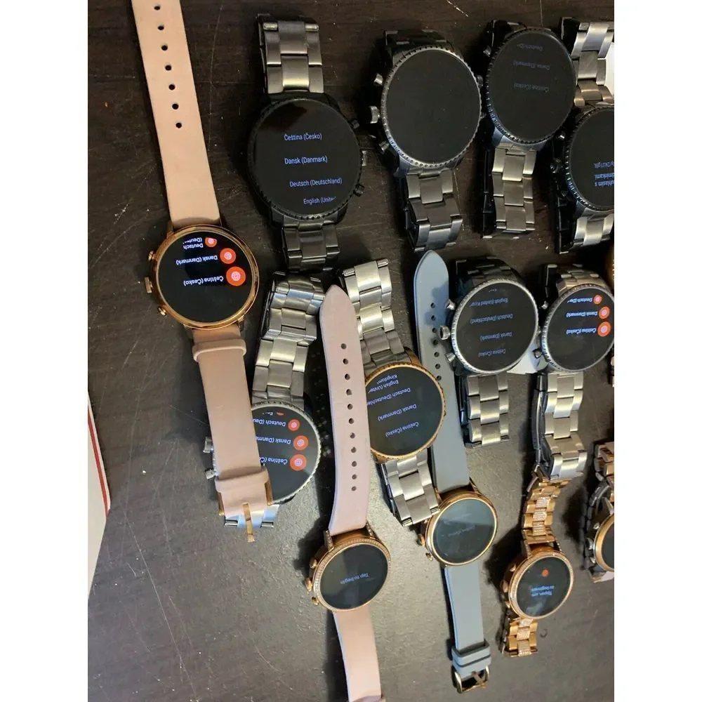 Fossil Gen 4 Watch Lot Of 6 womens Watches Please Read Description